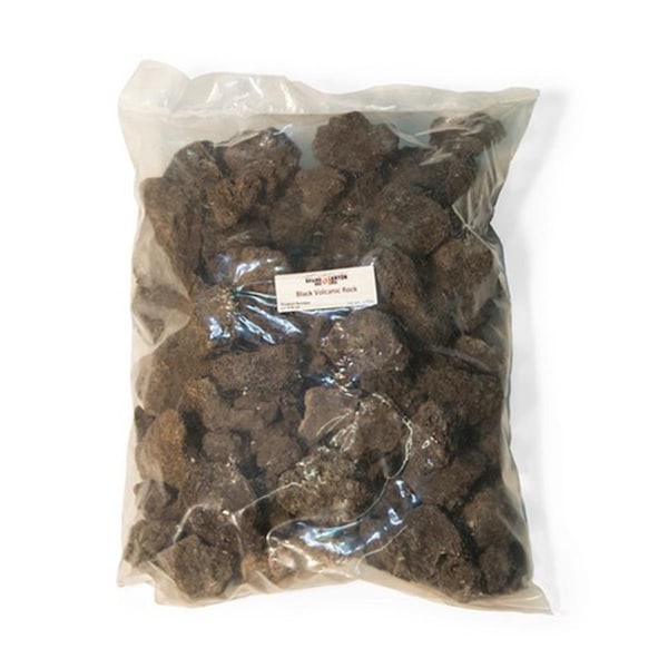 Sana Botanicals Grand Canyon Gas Logs Black Volanic Lava Rock 10 lbs GR131926 - main